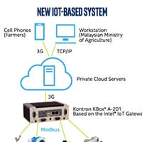 Increasing Food Production with the Internet of Things