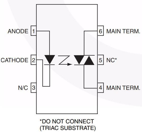 Schematic - onsemi / Fairchild Snubberless Triac Drivers