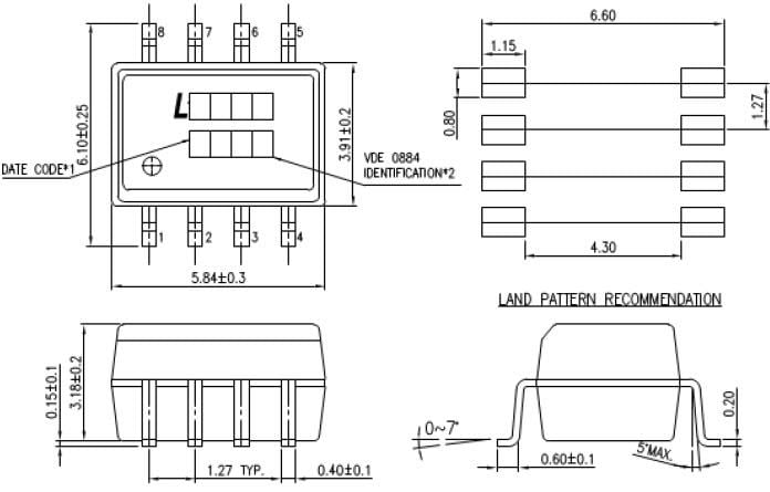 LITEON LTV-0x01 High Speed S08 Photocouplers