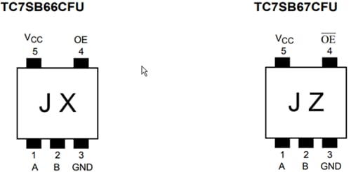 Toshiba TC7SB6xCFU Digital Bus Switch ICs