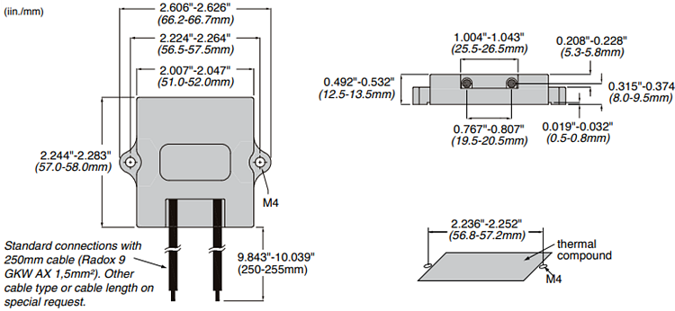 Ohmite TAP650 Heat Sinkable Planar Resistors
