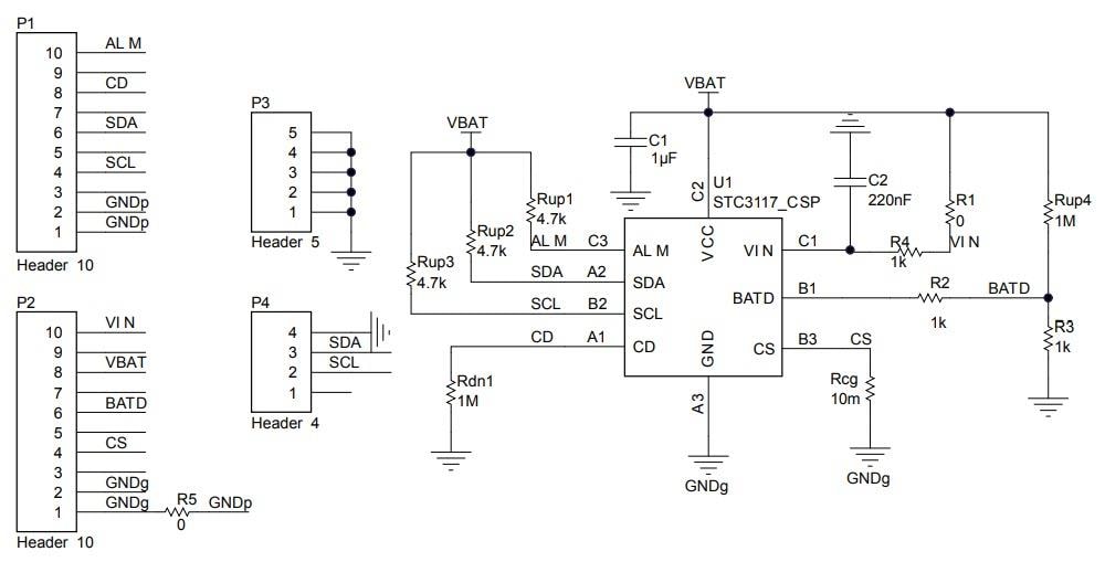 STMicroelectronics STEVAL-ISB017V1 STC3117 Evaluation Board