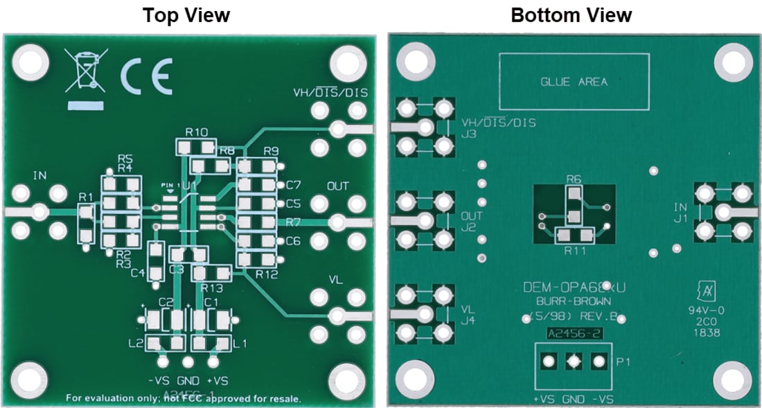 Mechanical Drawing - Texas Instruments DEM-OPA-SO-1A SO-8 Generic Evaluation Module