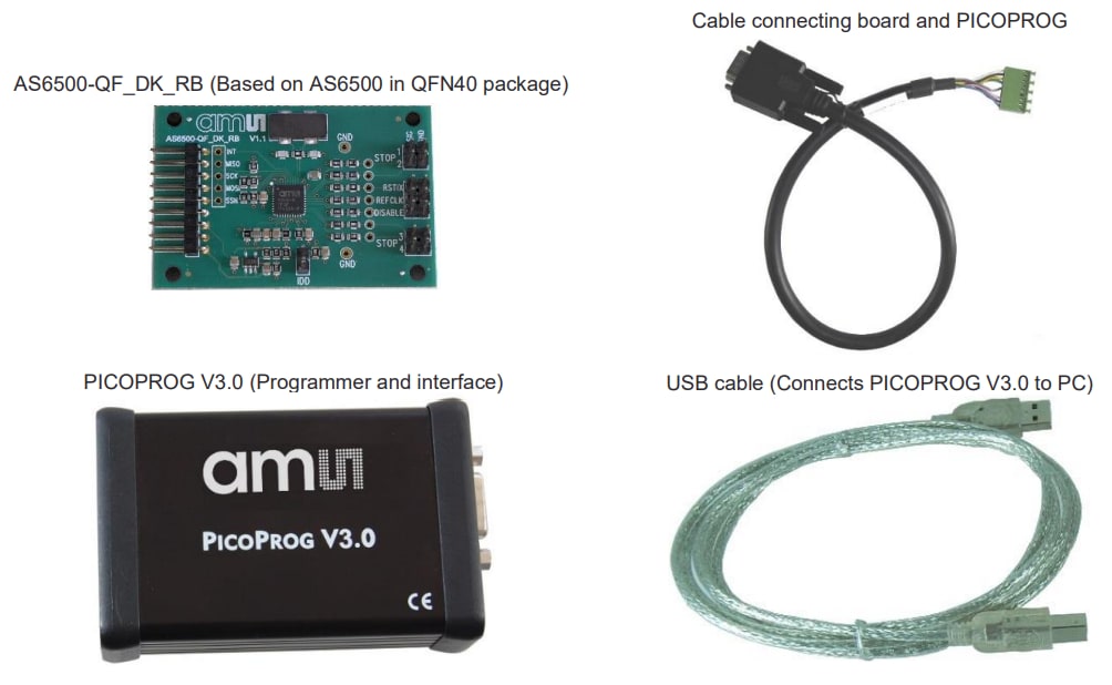 Block Diagram - ScioSense AS6500-DK Development Kits