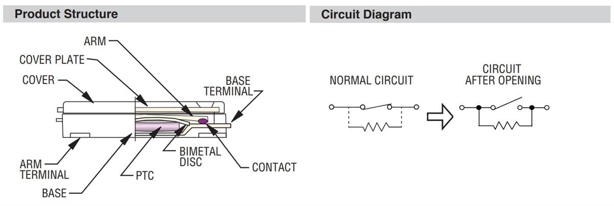 Application Circuit Diagram - Bourns SC Mini-Breakers (Miniature Thermal Cutoff Device)