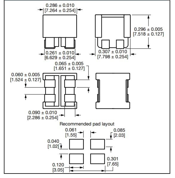 Chart - Vishay / Dale IHLD2525GG-5A High Current Inductors