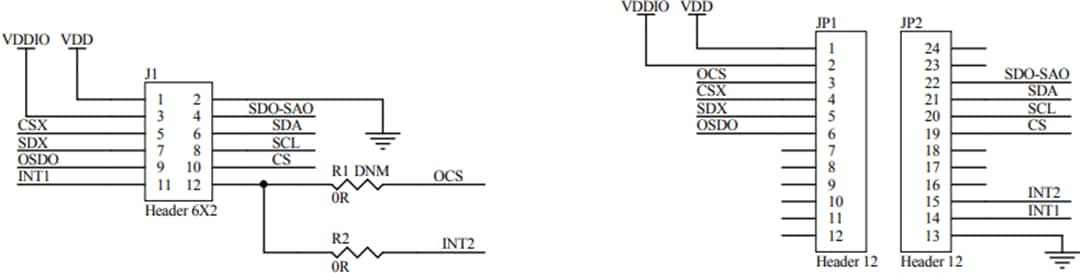 Schematic - STMicroelectronics STEVAL-MKI208V1K iNemo Inertial Module Kit