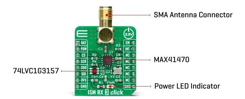 Mikroe ISM RX 3 Click