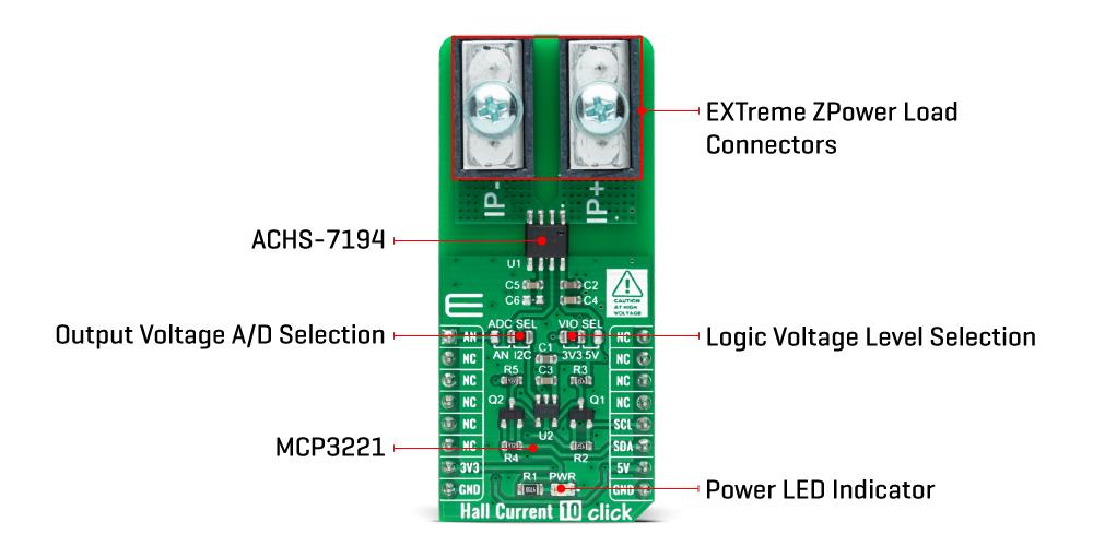 Mikroe Hall Current 10 Click