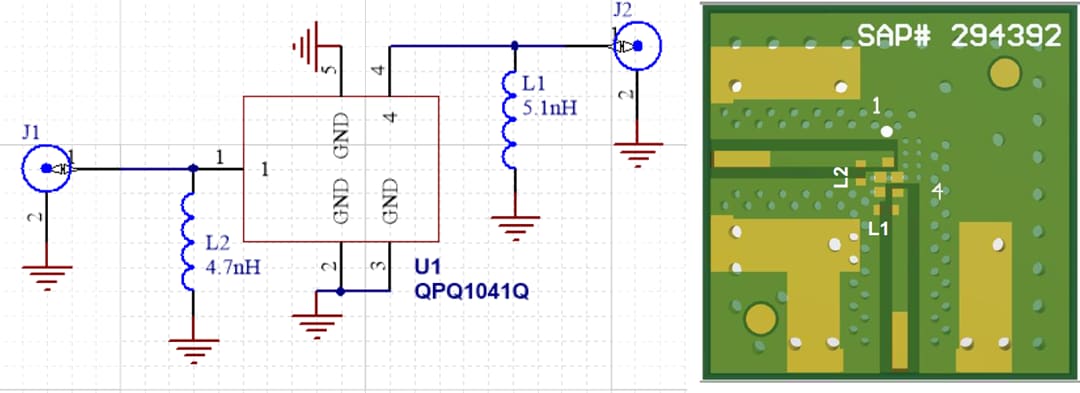 Mechanical Drawing - Qorvo QPQ1041QEVB Evaluation Board