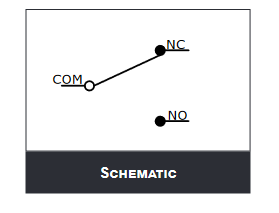 Schematic - E-Switch WS1 & WS2 Snap-Action Switches
