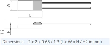 Innovative Sensor Technology 300°C Series Platinum Sensors with Wires