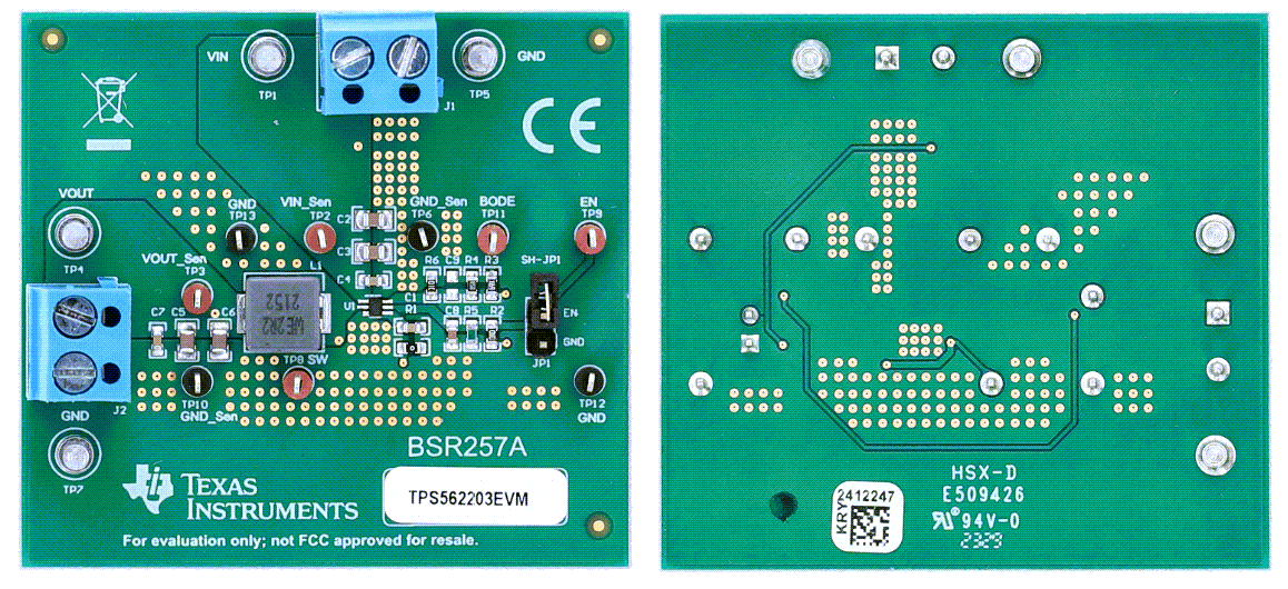Texas Instruments TPS562203EVM Evaluation Module