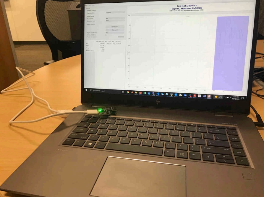 Texas Instruments OPT3005DTS Evaluation Module (EVM)