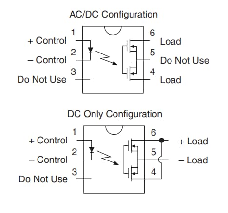 IXYS Integrated Circuits LCB710 Single-Pole OptoMOS® Relays