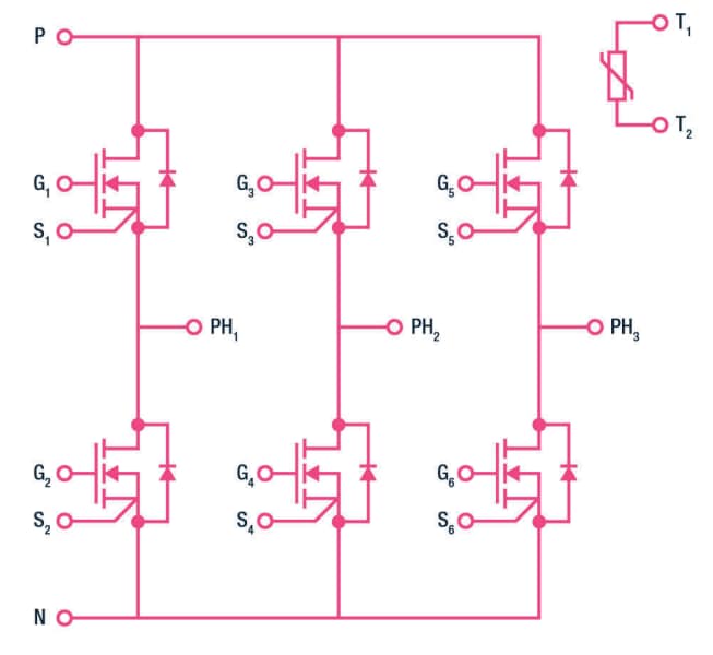 STMicroelectronics M1Px-1LA ACEPACK DMT-32 SiC Power Modules