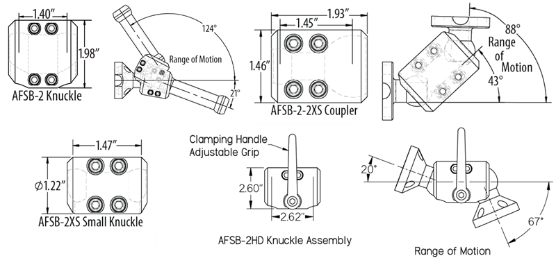 Mechanical Drawing - Swivellink AFSB-2 Knuckles