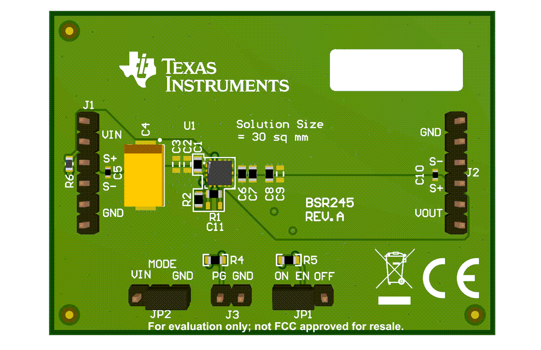 Texas Instruments TPSM82830xAEVM Evaluation Modules