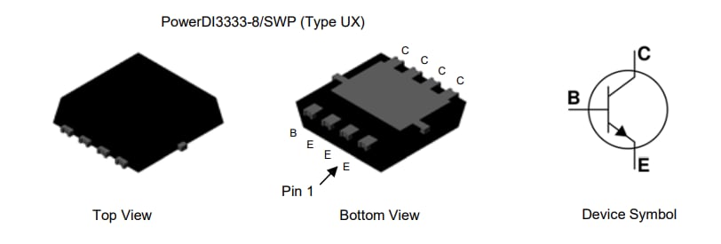 Application Circuit Diagram - Diodes Incorporated DXTP80x PNP Bipolar Transistors