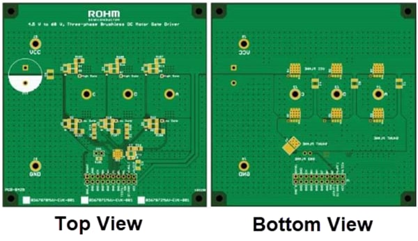 Mechanical Drawing - ROHM Semiconductor BD6787xMWV-EVK Driver Evaluation Boards
