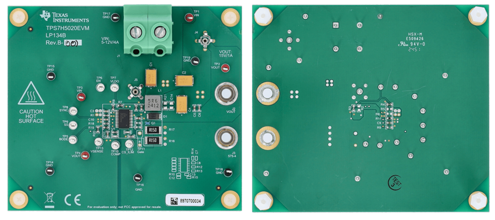 Location Circuit - Texas Instruments TPS7H5020EVM Evaluation Module