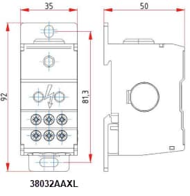 Amphenol Auxel Power Distribution Blocks & Connection Latches